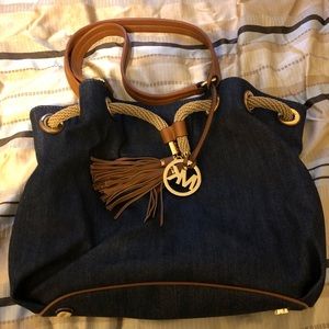 Denim MK Tote Bag (obo)
